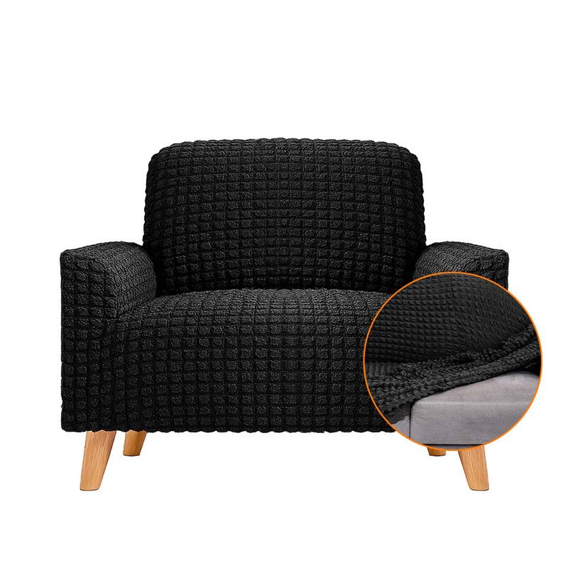 ENERGY PLUS - Protector de Sofá Un Puesto Tela Elástica Lavable Resistente