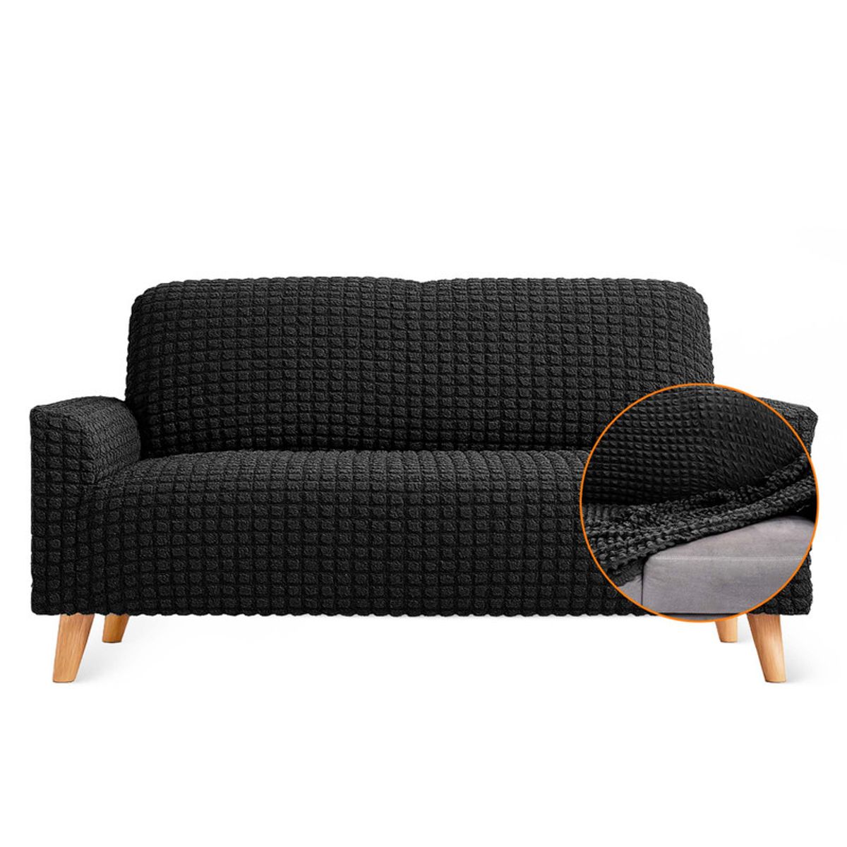 ENERGY PLUS - Protector Sofá 2 Puestos Lavable Antimanchas Ideal Mascotas