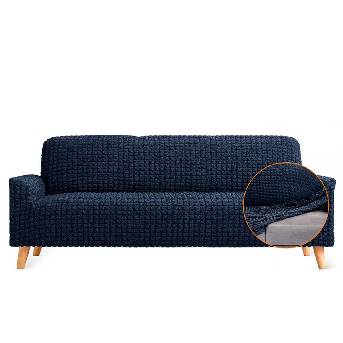 ENERGY PLUS - Protector Sofá 3 Puestos Tela Elástica Lavable Antimanchas