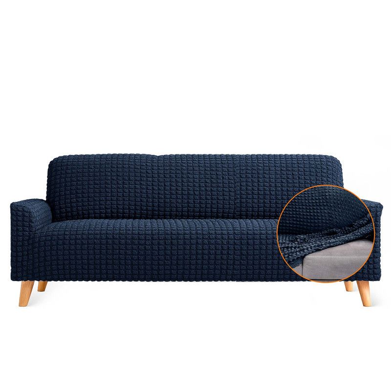 ENERGY PLUS - Protector Sofá 3 Puestos Tela Elástica Lavable Antimanchas