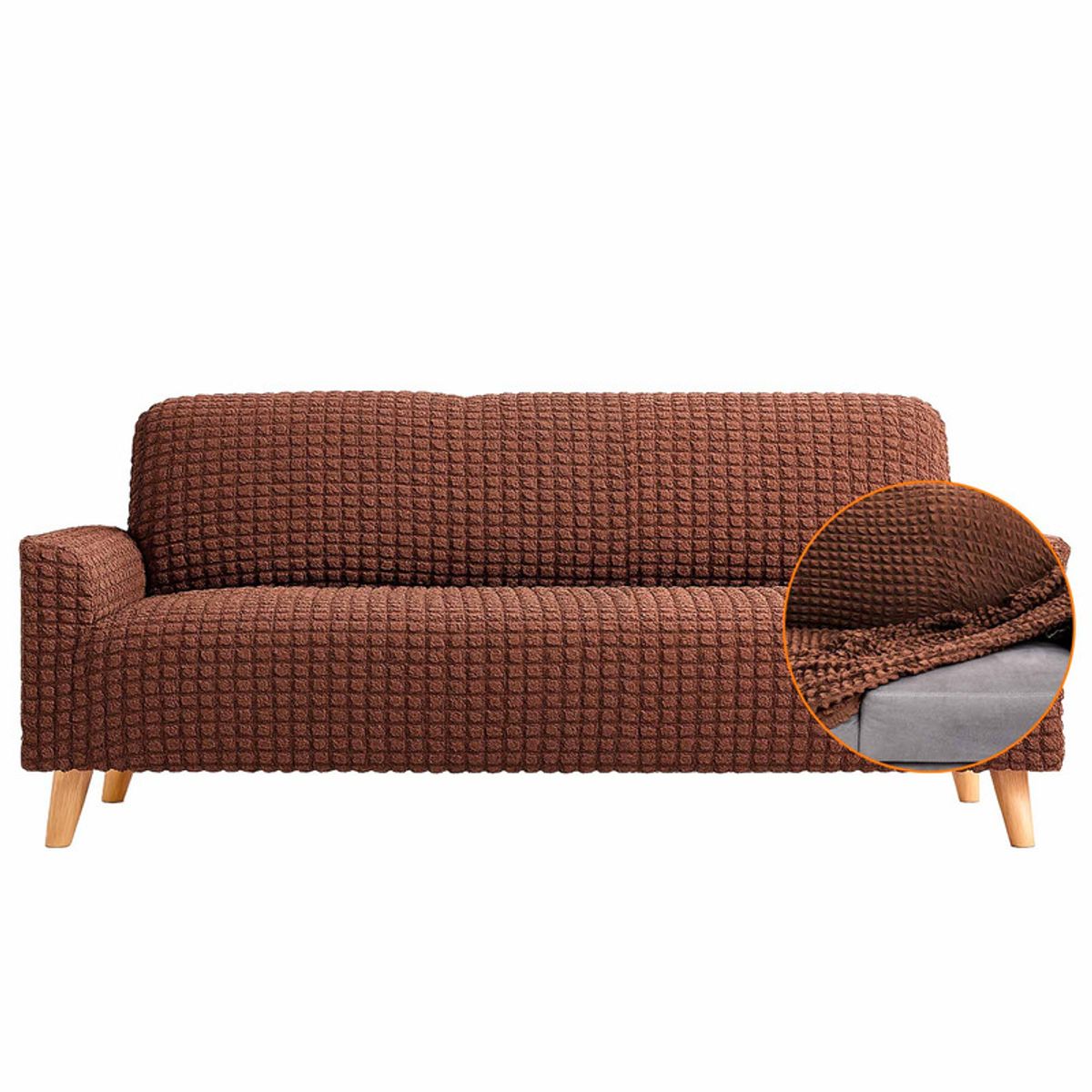 ENERGY PLUS - Protector Sofá 3 Puestos Tela Elástica Lavable Antimanchas