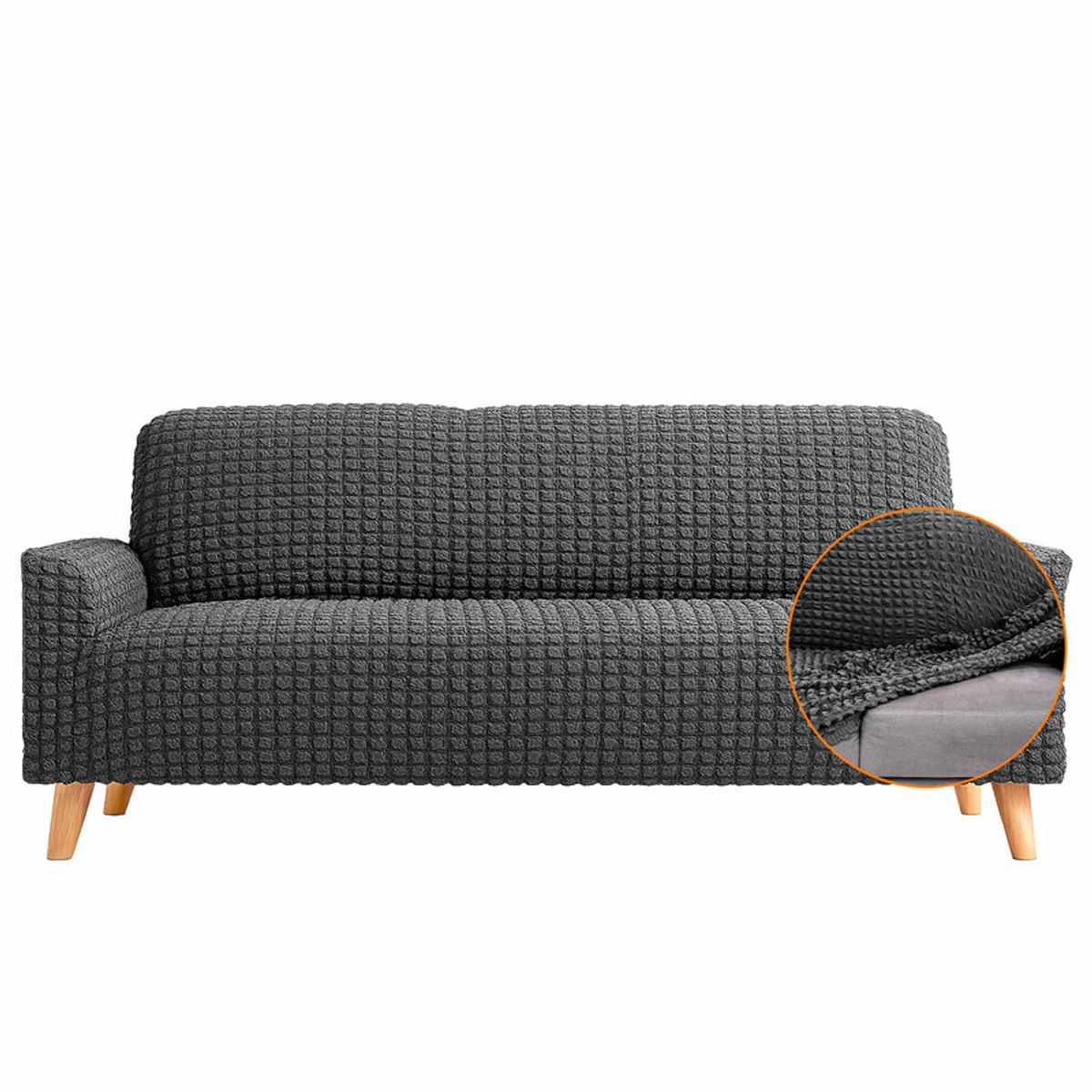ENERGY PLUS - Protector Sofá 3 Puestos Tela Elástica Lavable Antimanchas