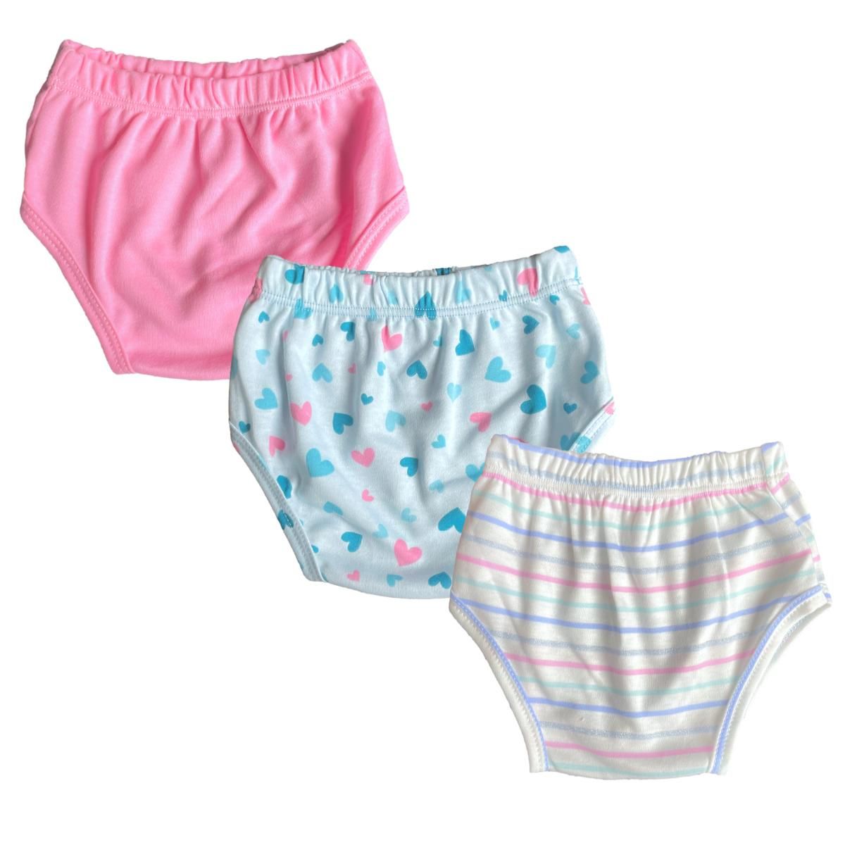 MUNDO BEBE - Panty Ropa Interior Calzón Para Niña Bebe  X3