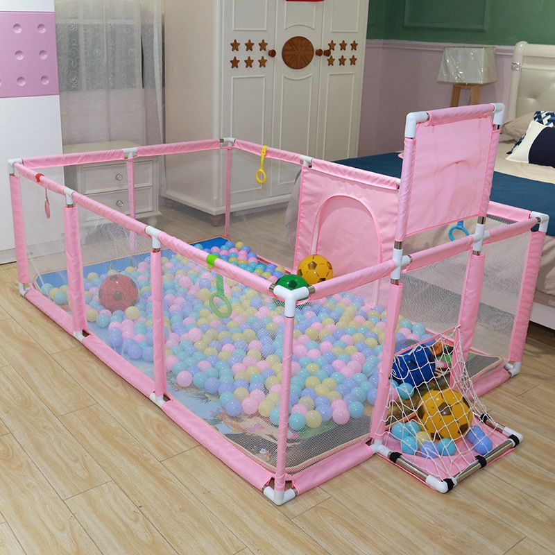 MUNDO BEBE - Corral Infantil Rosado 3 en 1 – Juega, Duerme y Descansa