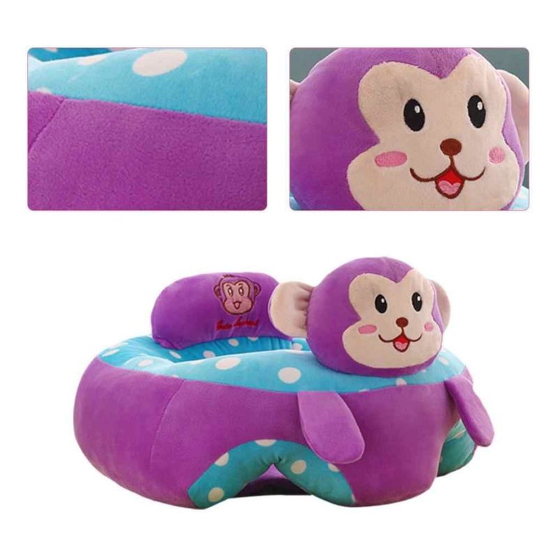 MUNDO BEBE - Cojín Acolchado de Felpa para Bebé  ¡Ideal para Regalar
