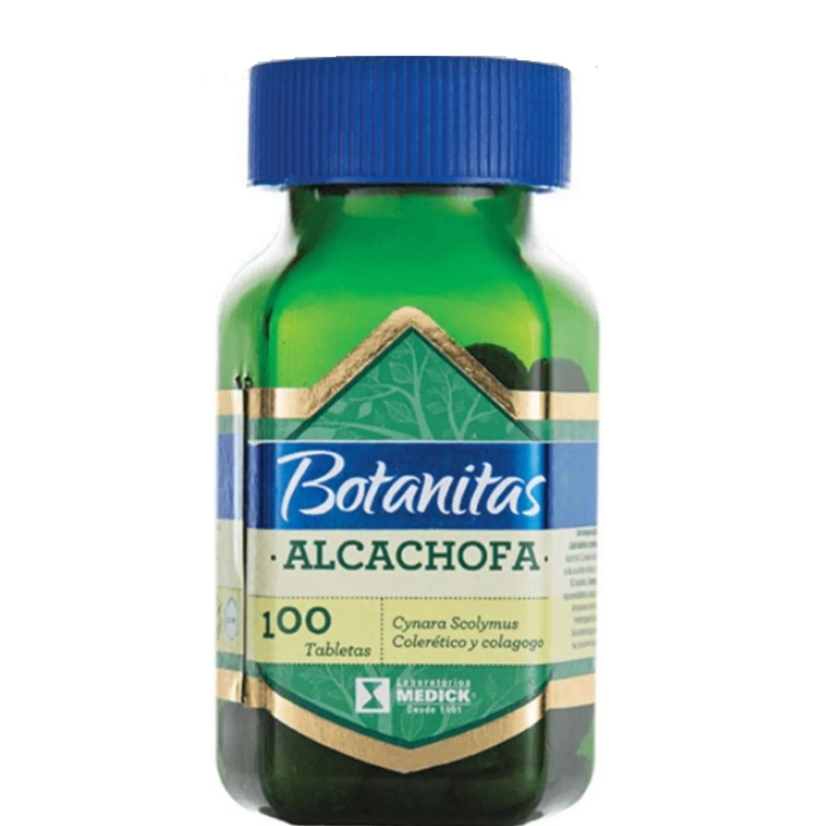 GENERICO - SUPLEMENTO ALCACHOFA BOTANITAS X 100 TABLETAS