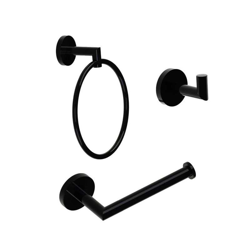 CORONA - Kit por 3 accesorios Barcelona - Negro mate