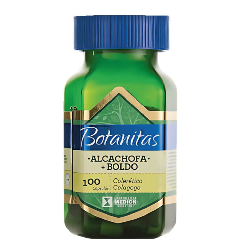 GENERICO - ALCACHOFA + BOLDO- BOTANITAS X 100 CAPSULAS