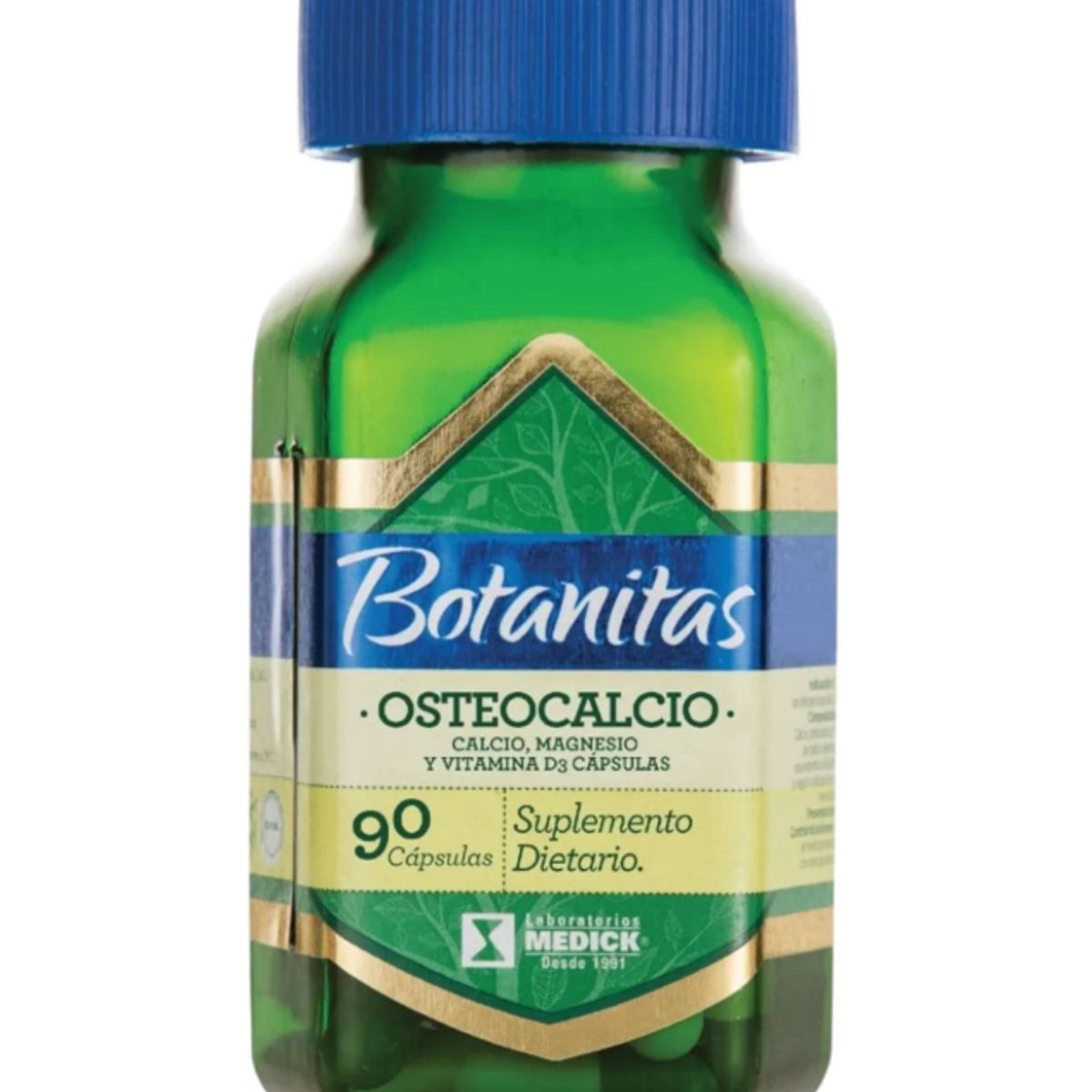 GENERICO - CALCIO +MAGNESIO + VITAMINAS D3/ OSTEOCALCIO X 90 CAPSULAS