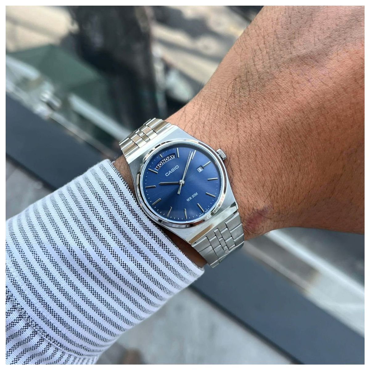 CASIO - Reloj Casio Modelo MTP-B146D-2A Diseño Elegante