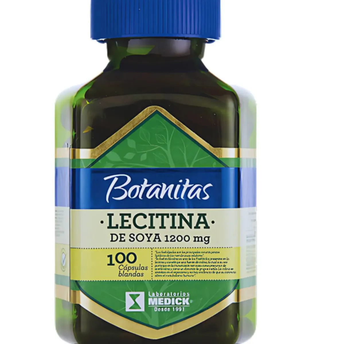 GENERICO - LECITINA DE SOYA 1200MG /BOTANITAS X 100 CAPSULAS