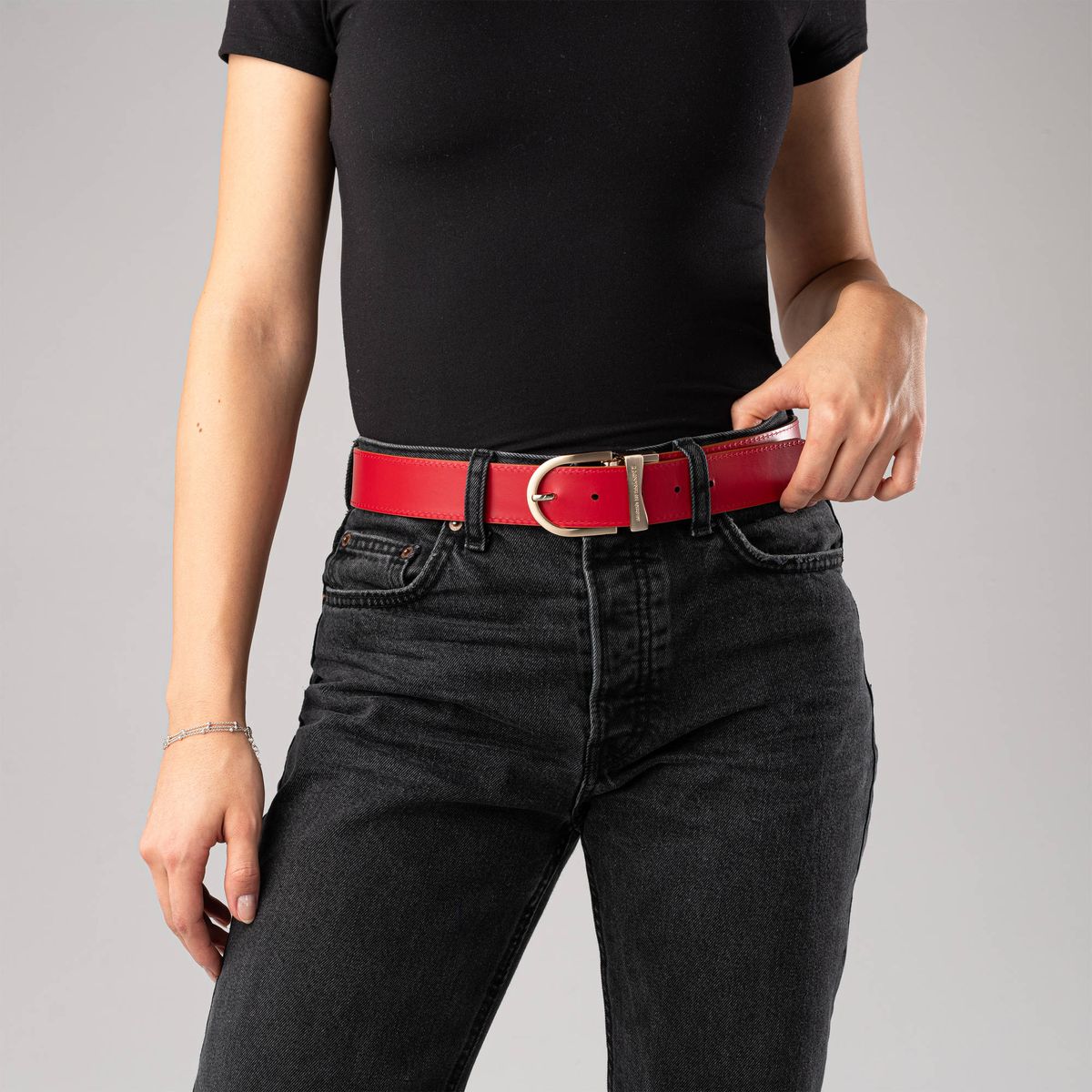 MARIO HERNANDEZ - Cinturón Casual Monarca Toffe Chili
