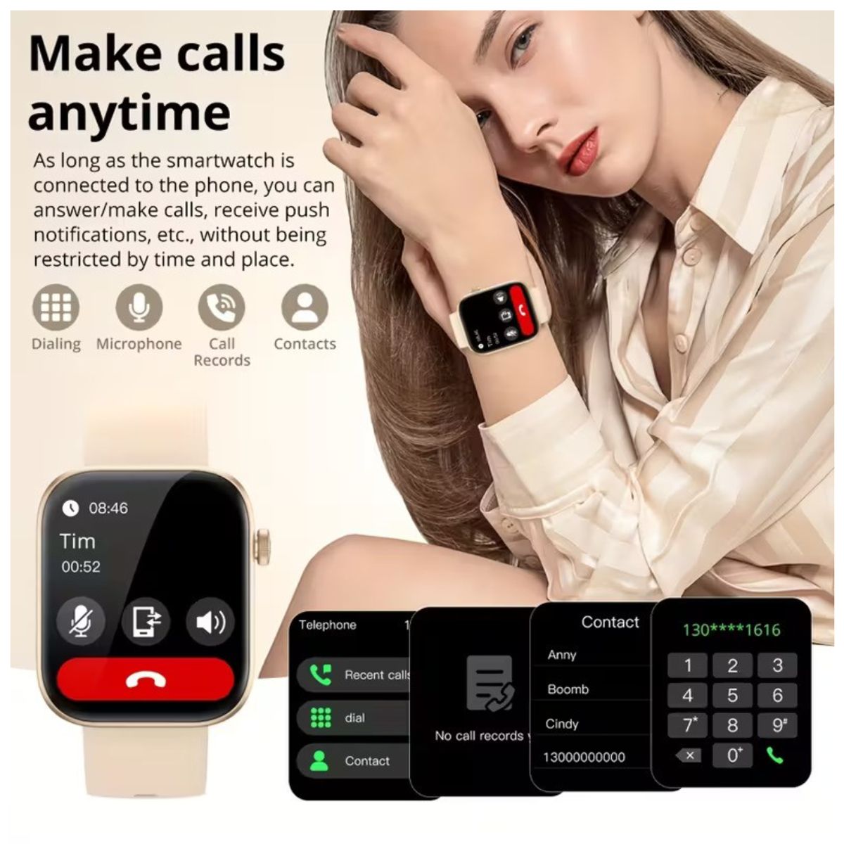 COLMI - Reloj Inteligente Para Mujer Llamadas Asistente De Voz Smart Watch