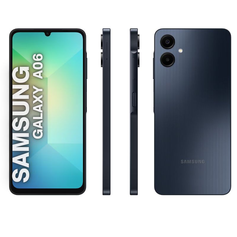 SAMSUNG - Celular Samsung Galaxy A06 64GB 4GB RAM Negro