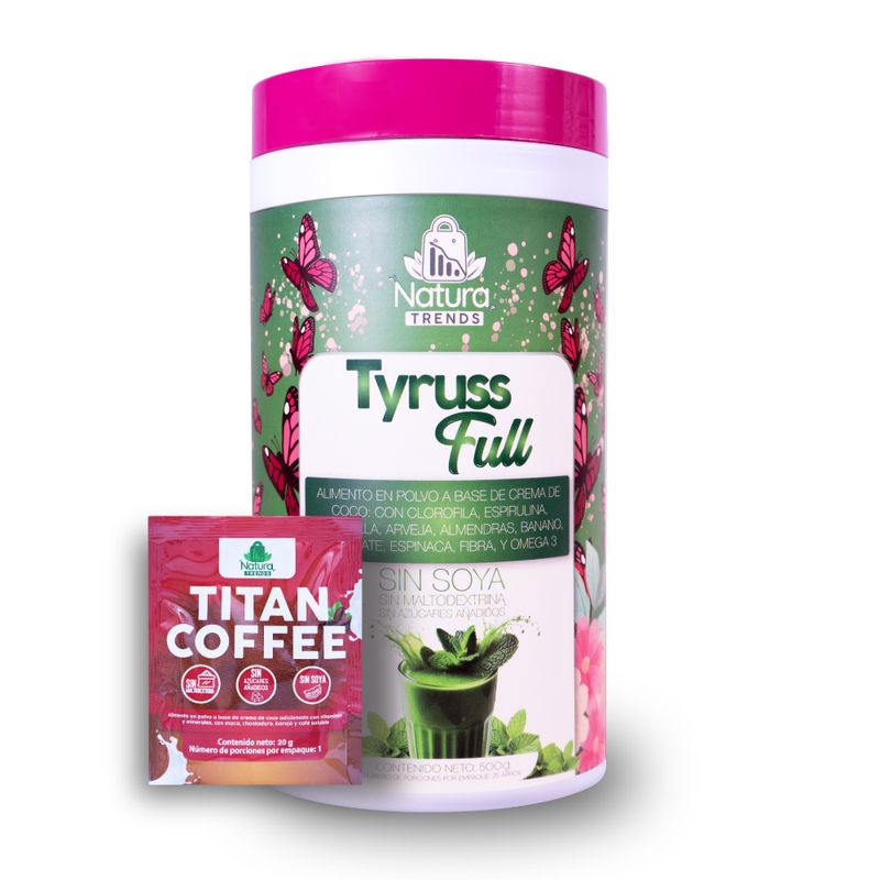 UNMERCO - Suplemento TYRUSS FULL Piña Manzana  Detox Energía y Bienestar