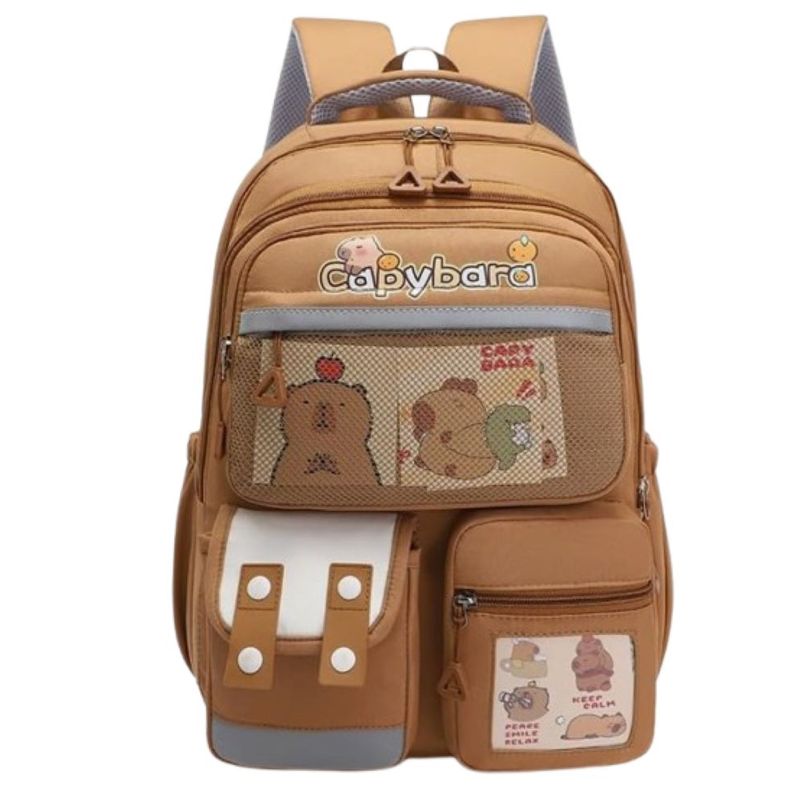 ZHOPI CO - Mochila Con Diseños Estampados De Capibara Para Niños