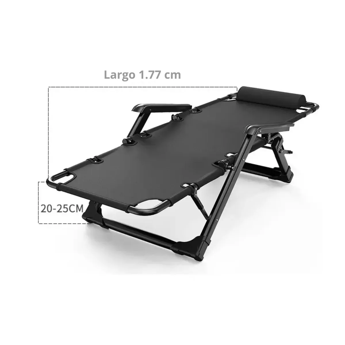 SUBE - Silla Cama Plegable Asoleadora Jardin Exterior Piscina