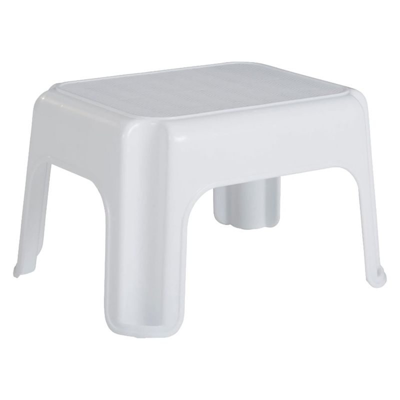 RUBBERMAID COMMERCIAL - Butaco Plastico Rubbermaid Escalera Un Paso Blanca