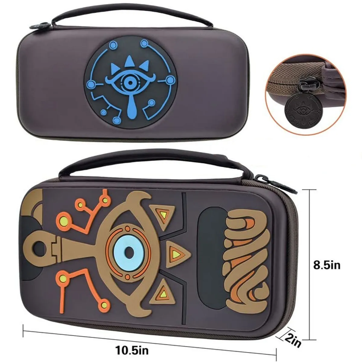 ONE PIXEL - Estuche Zelda Para Nintendo Switch Oled Lite Marron