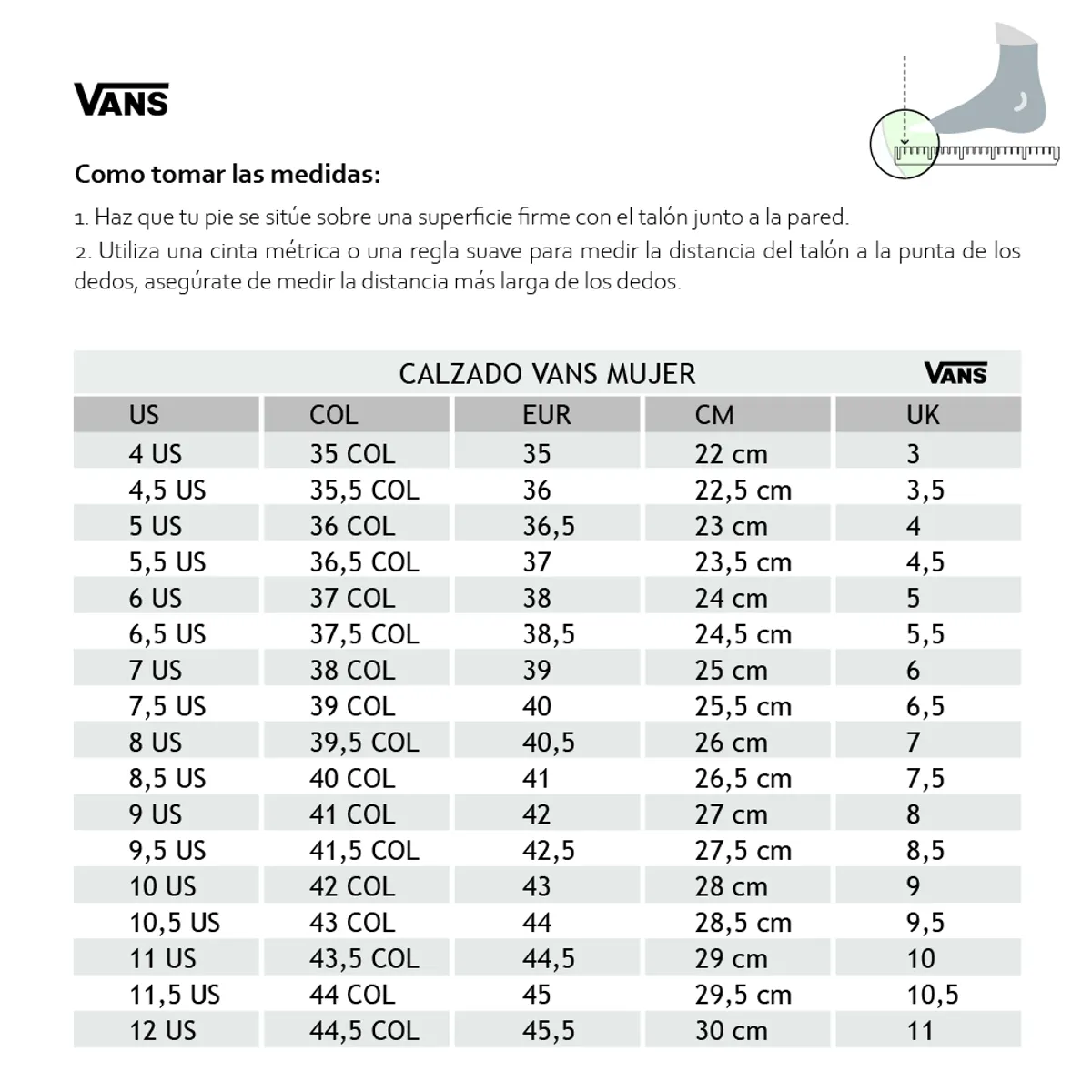 VANS - Tenis Vans Authentic Mujer-Blanco/Azul