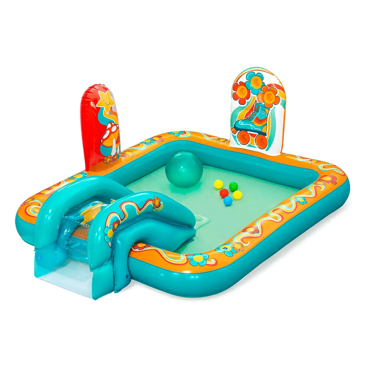 BESTWAY - Alberca Inflable Resbaladero Patin Bestway 53164