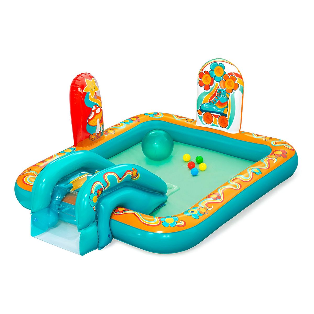 BESTWAY - Alberca Inflable Resbaladero Patin Bestway 53164