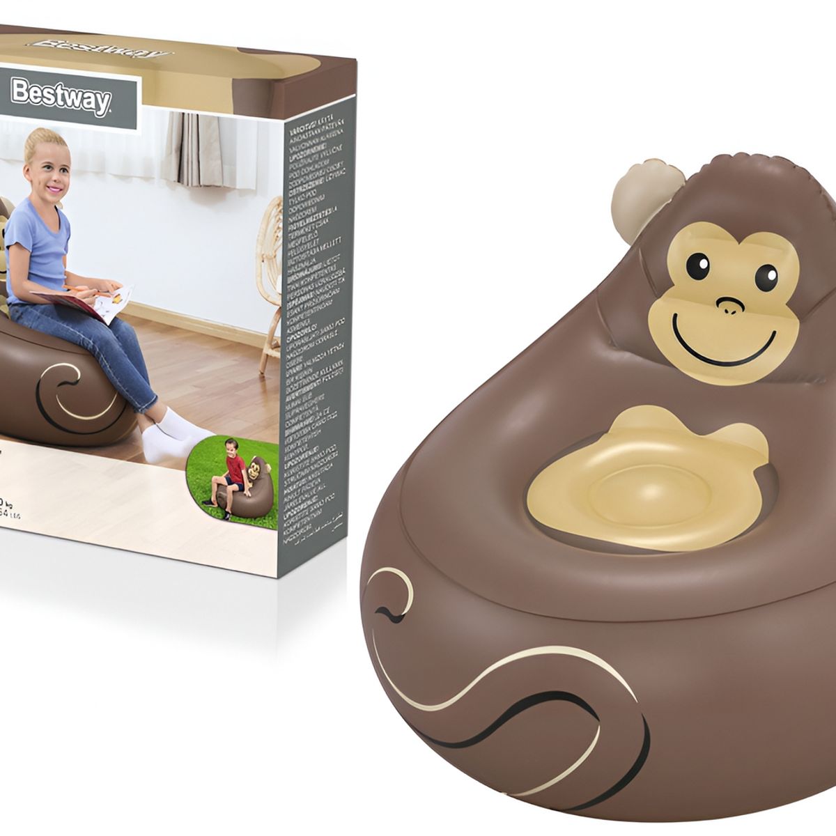 BESTWAY - Sofá Puff Estilo Animeles Confort Relajante Bestway 75116