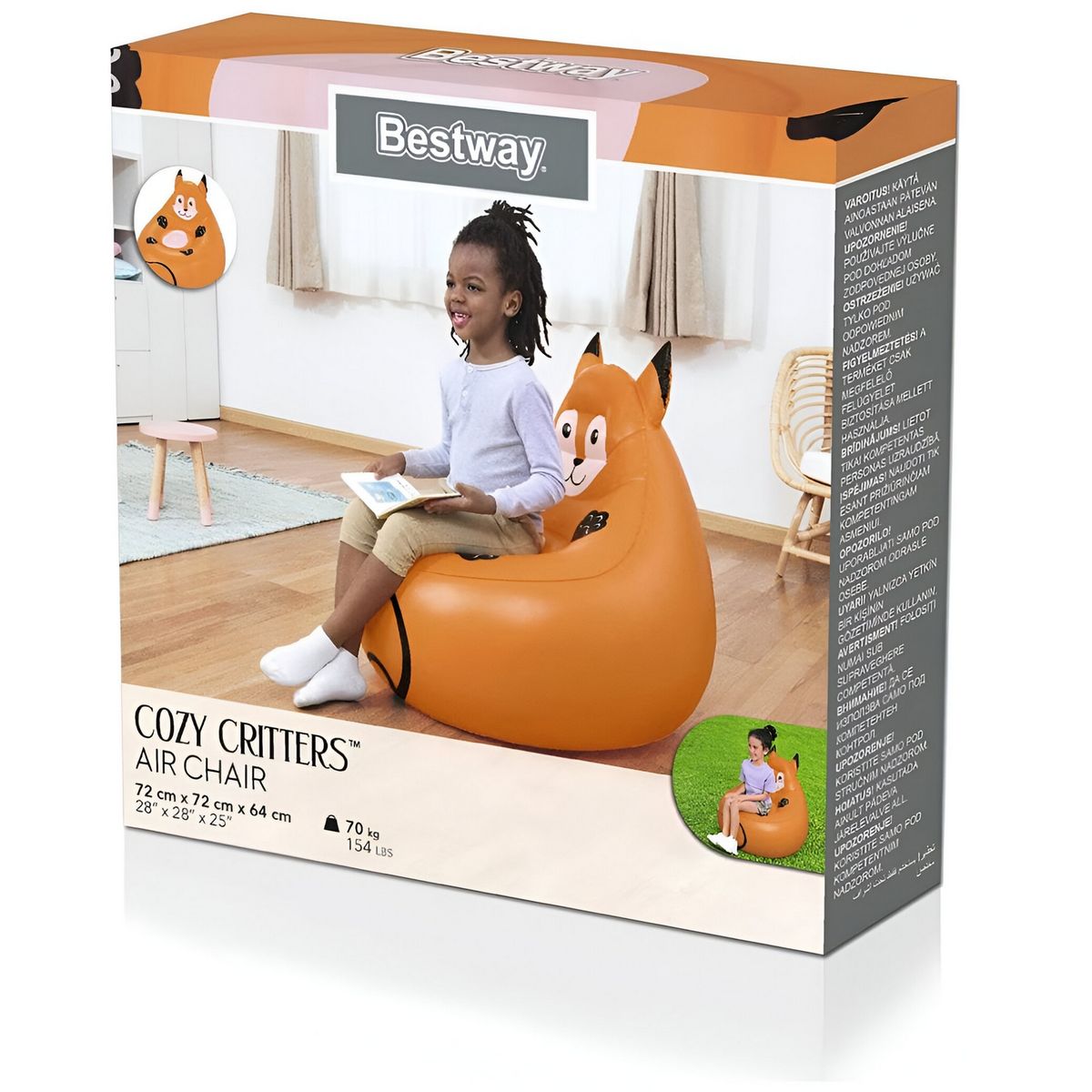 BESTWAY - Sofá Puff Estilo Animeles Confort Relajante Bestway 75116