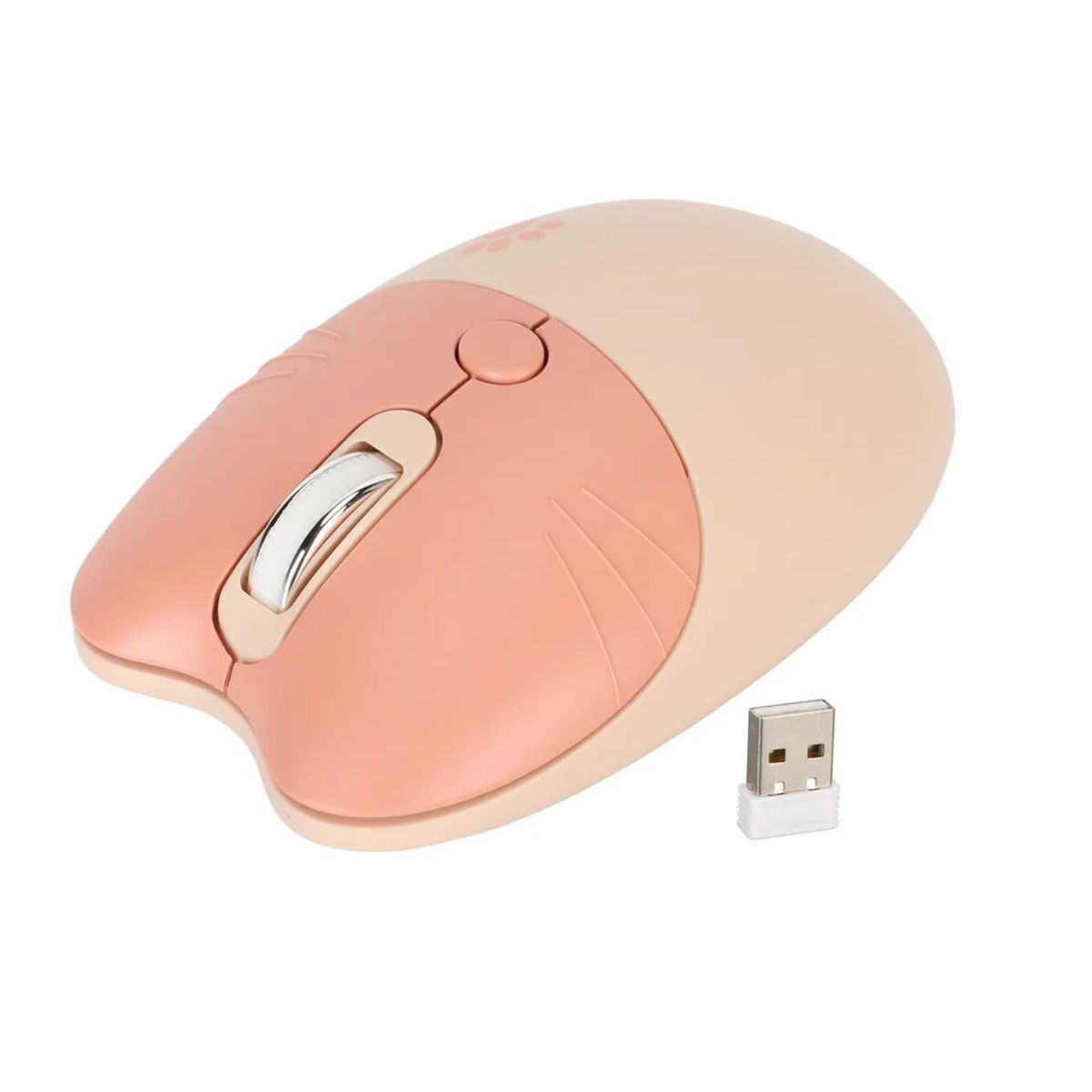 EPIK - Mouse Inalambrico Y 2.4g Silencioso 16000 Dpi Diseño Cat