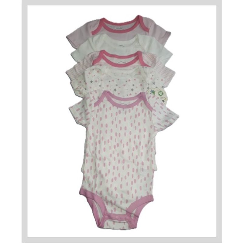 BABY MAS - SET X 5 MAMELUCOS BEBE NIÑA GEN
