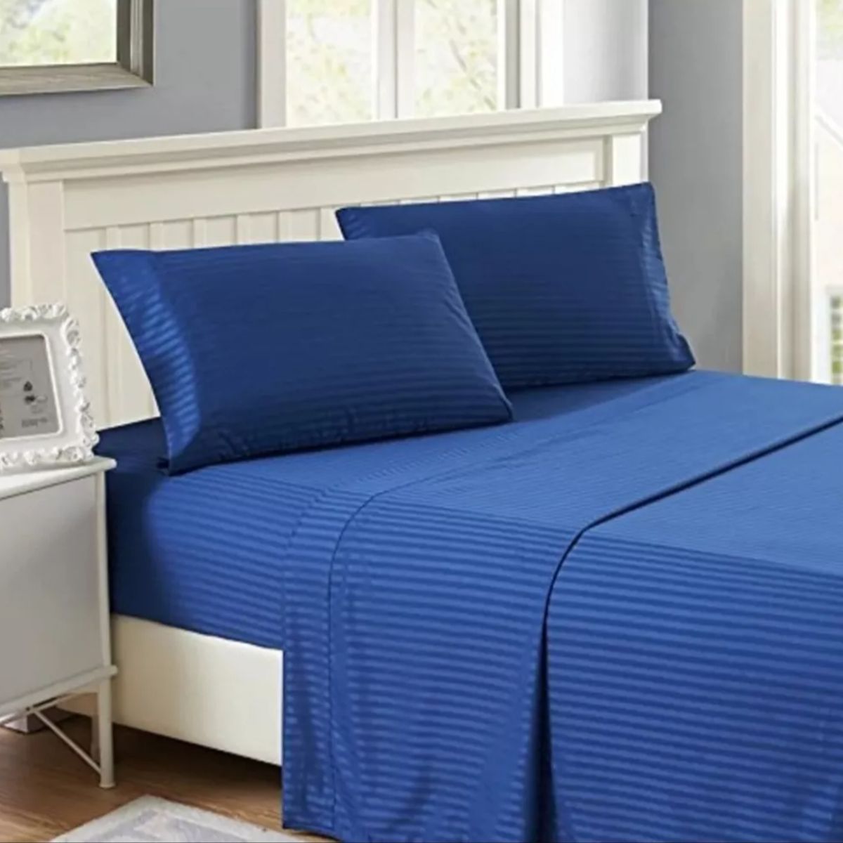 FAMILY HOME - Juego de Sabana Semidoble  Sueños-Suaves  Azul