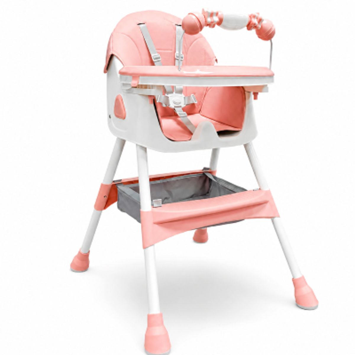 GENERICO - Silla Comedor Infantil Color Rosado Plegable