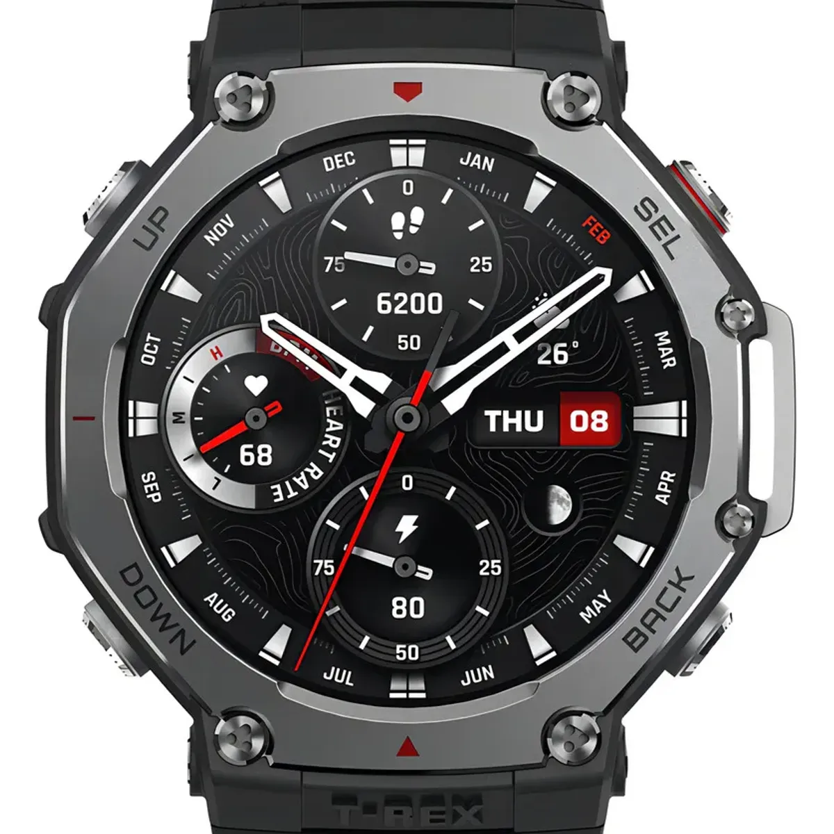 AMAZFIT - Reloj smartwatch inteligente Amazfit T-rex 3 1.5 de acero inoxidable