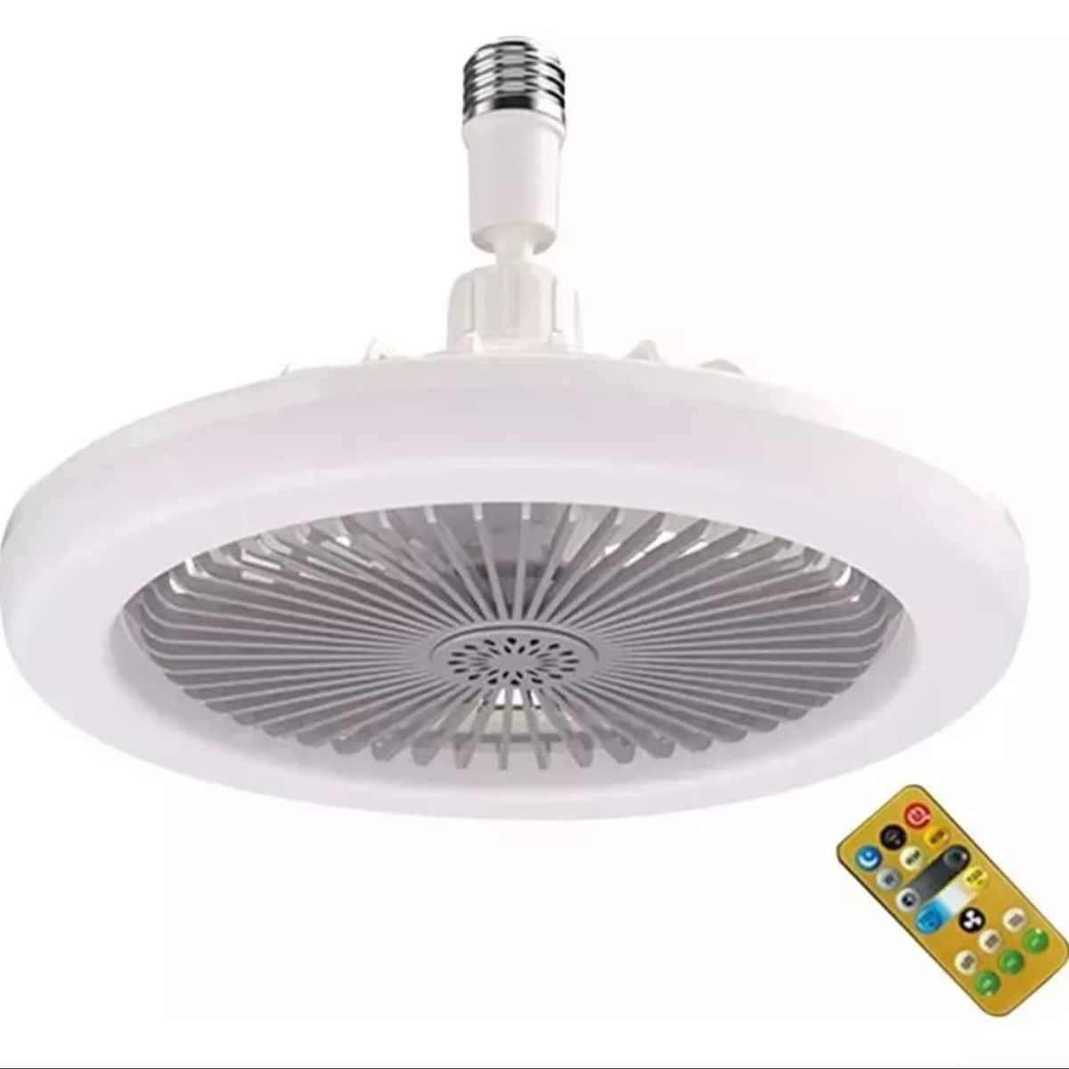 GENERICO - Bombillo Ventilador Led 2 en 1 con Control Remoto