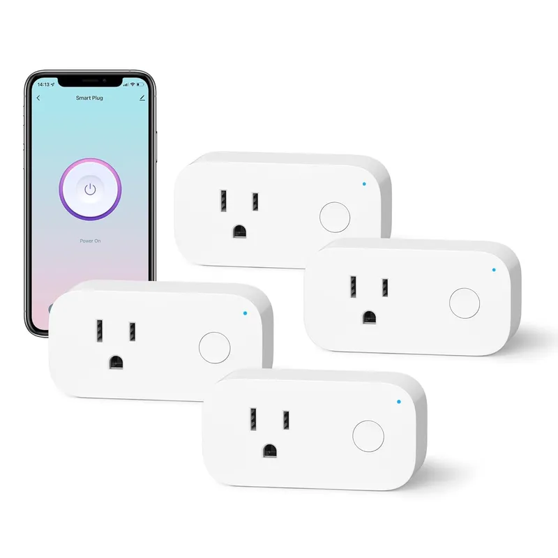 GENERICO - Enchufes Toma Inteligente Bluetooth Compatible Alexa Paquete 4 tomas