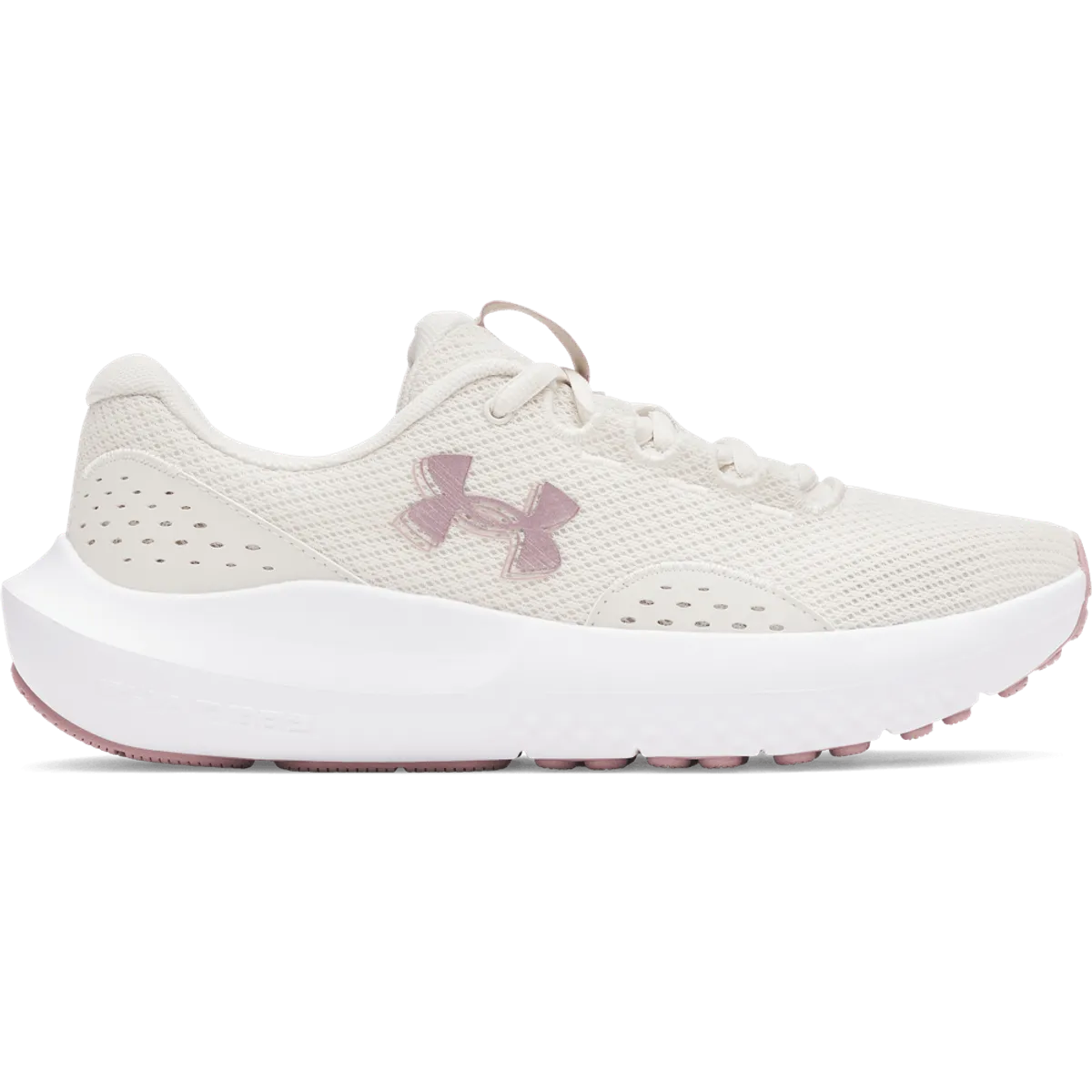 UNDER ARMOUR - UA W Charged Surge 4 Tenis blanco de mujer para correr