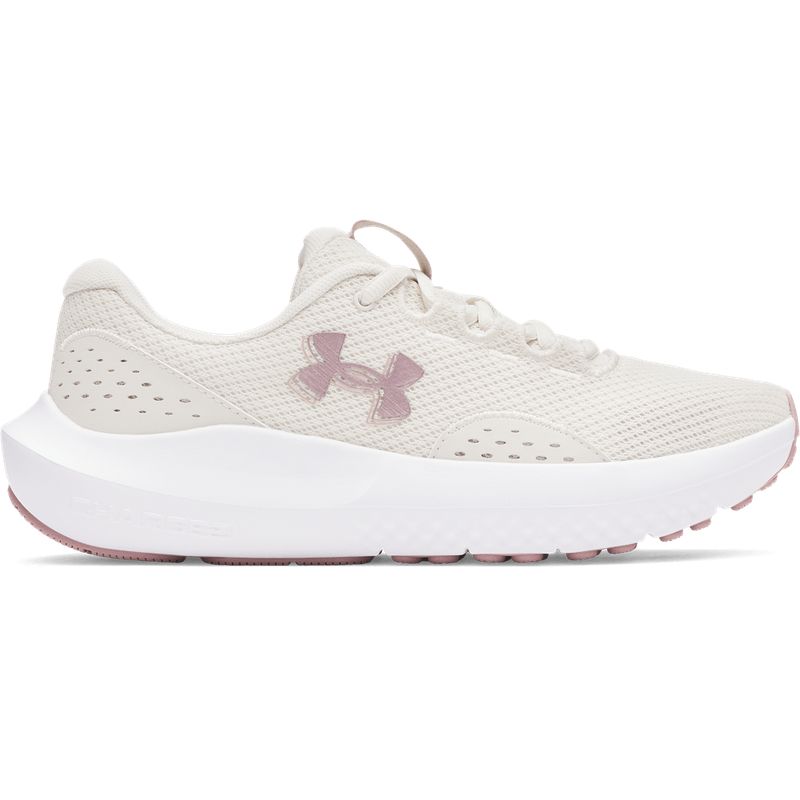 UNDER ARMOUR - UA W Charged Surge 4 Tenis blanco de mujer para correr