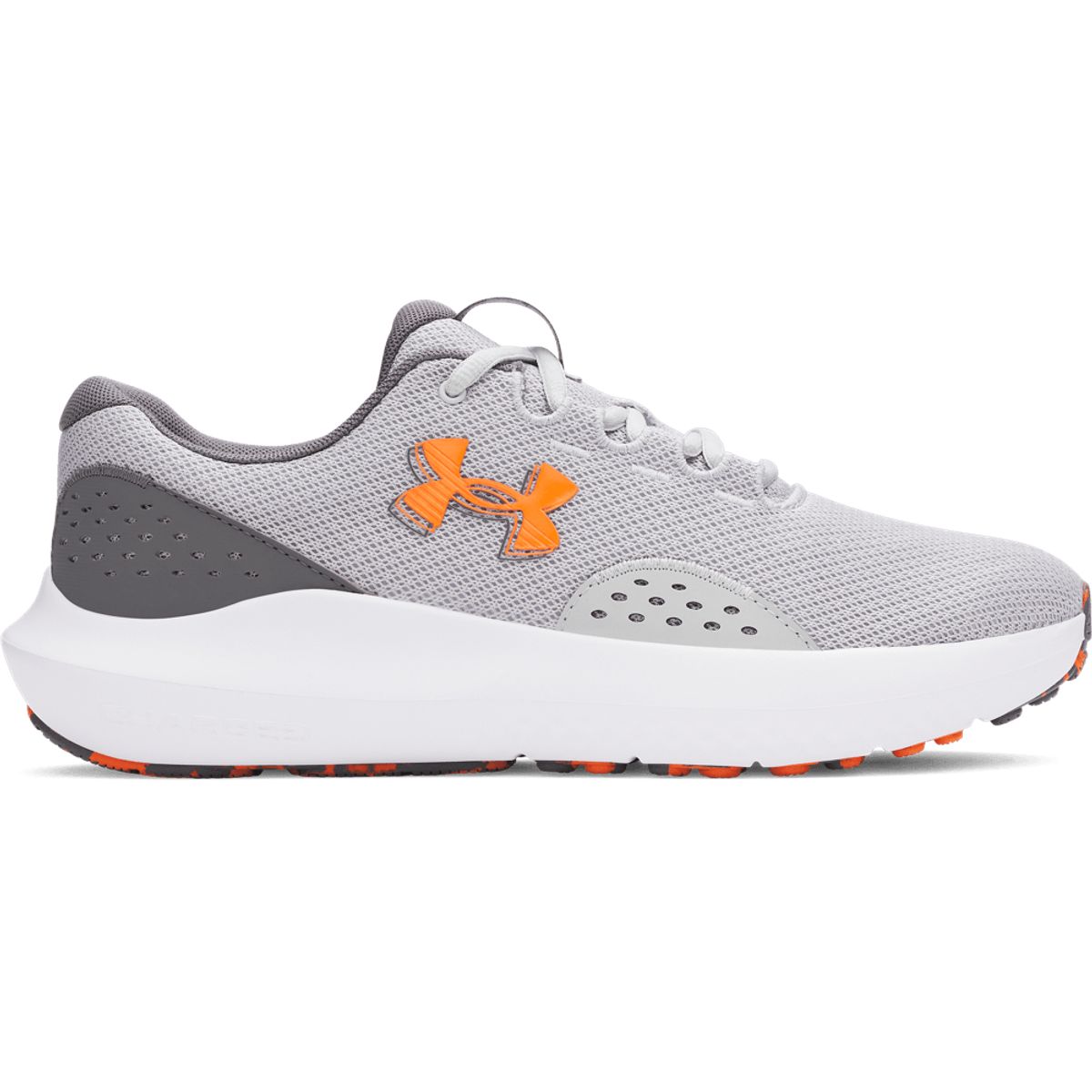 UNDER ARMOUR - UA Charged Surge 4 Tenis gris de hombre para correr