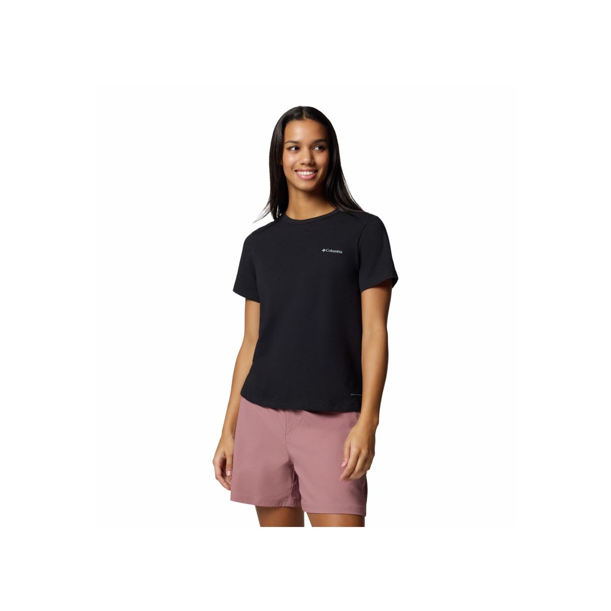 COLUMBIA - Camiseta Mujer Columbia SUN TREK SS II Negro COLUMBIA