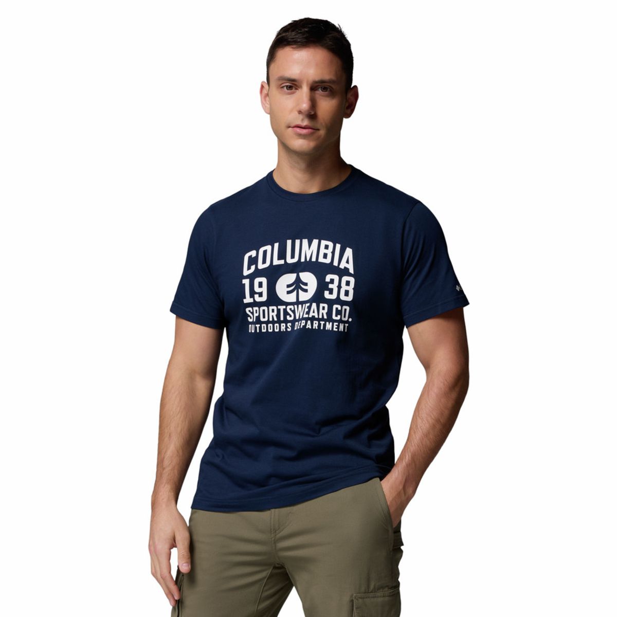 COLUMBIA - Camiseta Hombre Columbia CSC SEASONAL LOGO TE Azul COLUMBIA