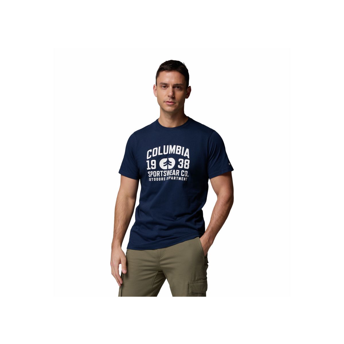 COLUMBIA - Camiseta Hombre Columbia CSC SEASONAL LOGO TE Azul COLUMBIA