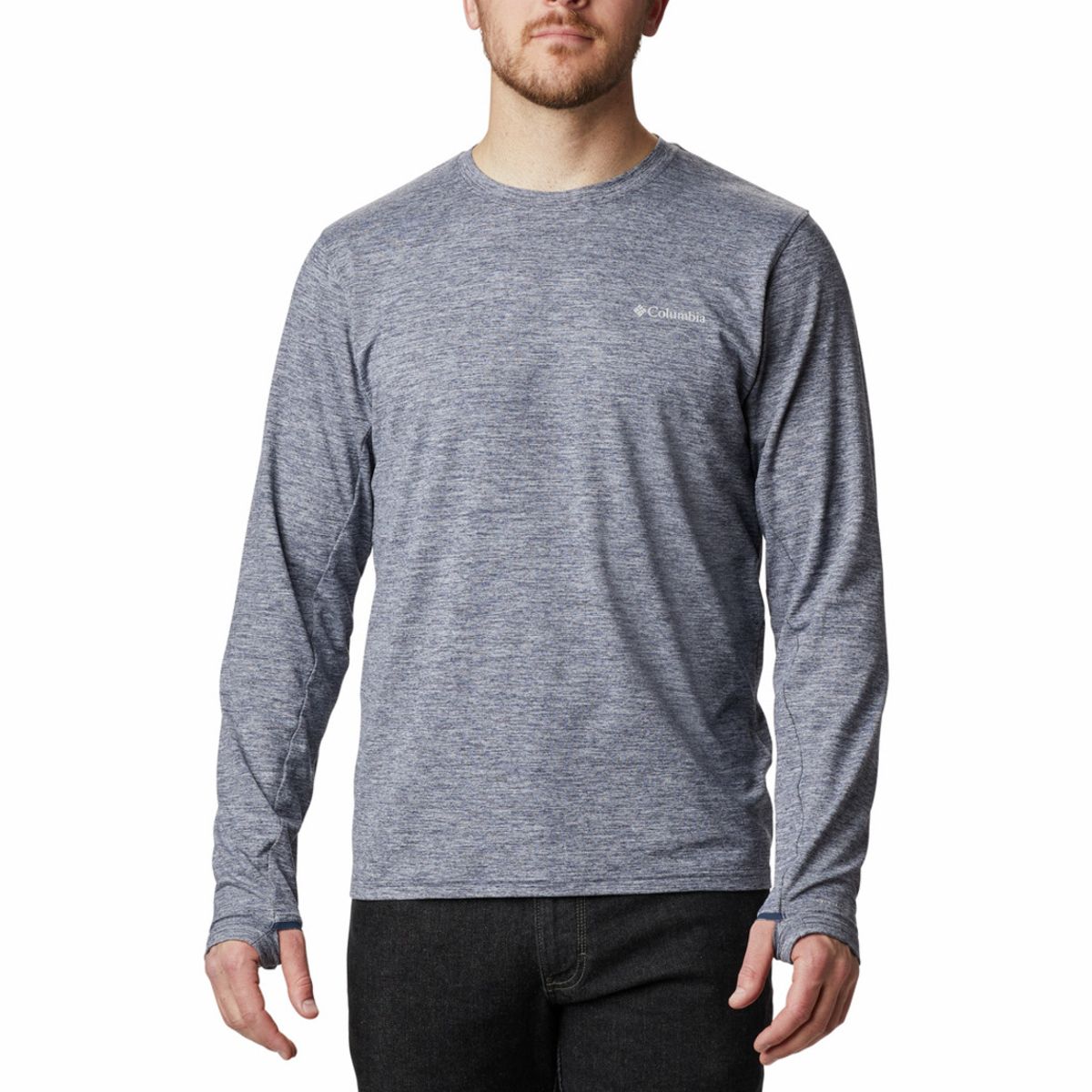 COLUMBIA - Camiseta Hombre Columbia TECH TRAIL LONG SLEE Azul COLUMBIA