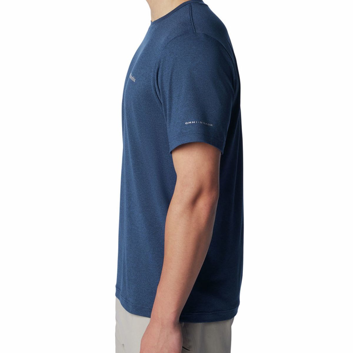 COLUMBIA - Camiseta Hombre Columbia TECH TRAIL CREW NECK Azul COLUMBIA