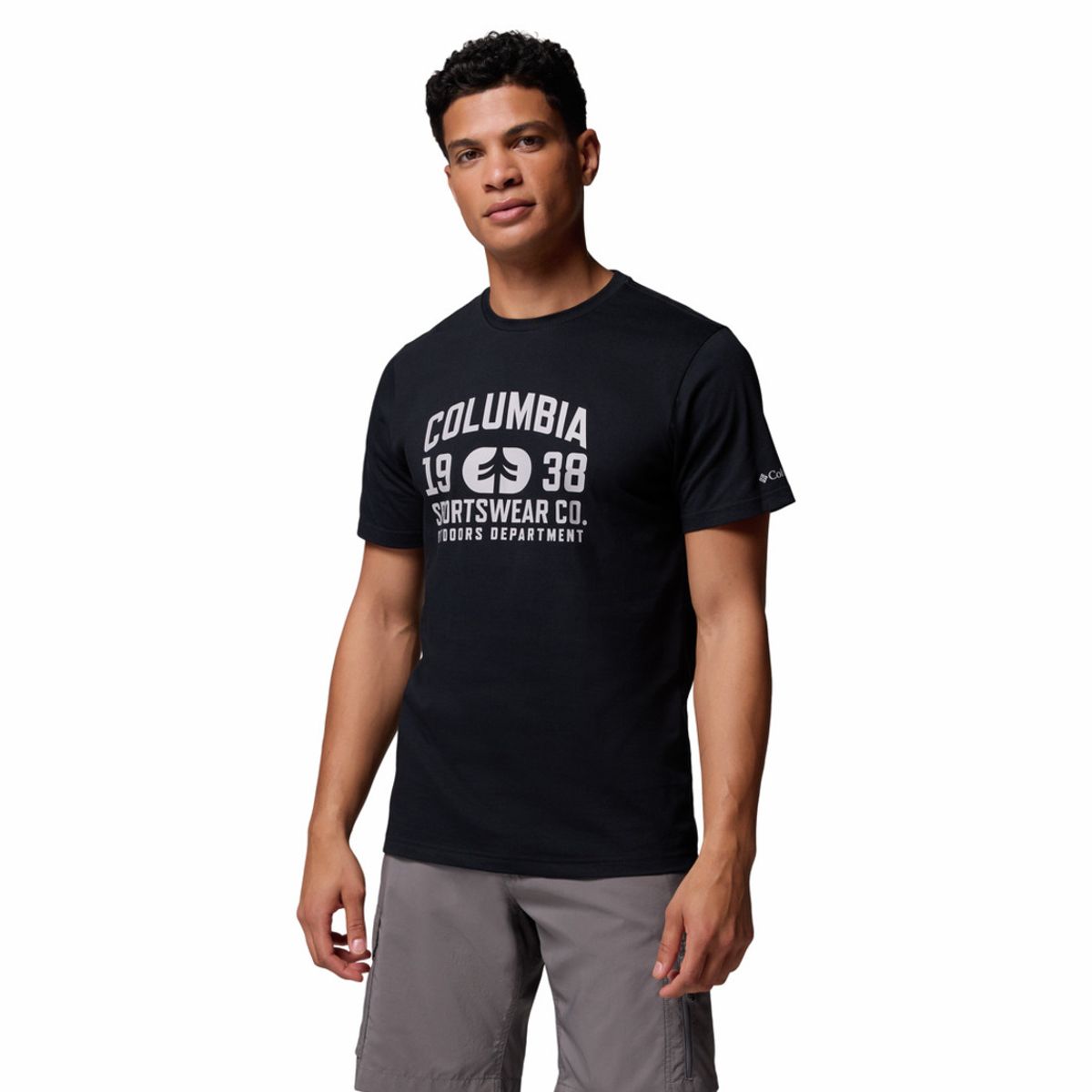 COLUMBIA - Camiseta Hombre Columbia CSC SEASONAL LOGO TE Negro COLUMBIA
