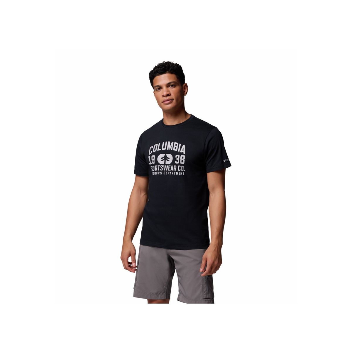 COLUMBIA - Camiseta Hombre Columbia CSC SEASONAL LOGO TE Negro COLUMBIA