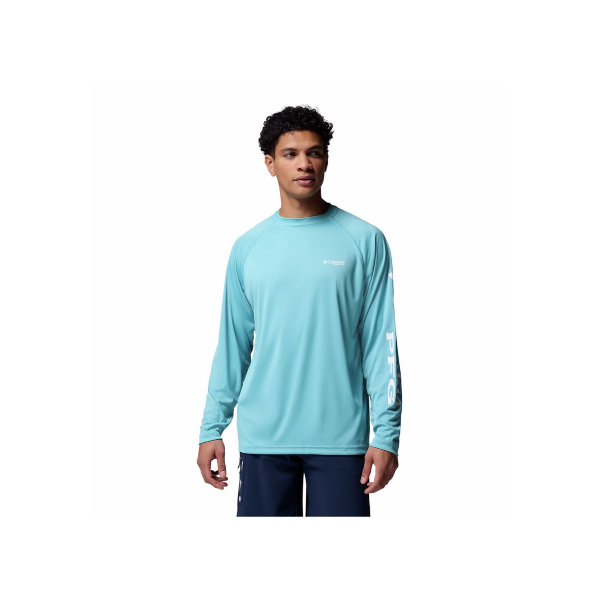 COLUMBIA - Camiseta Hombre Columbia TERMINAL TACKLE LS S Azul COLUMBIA