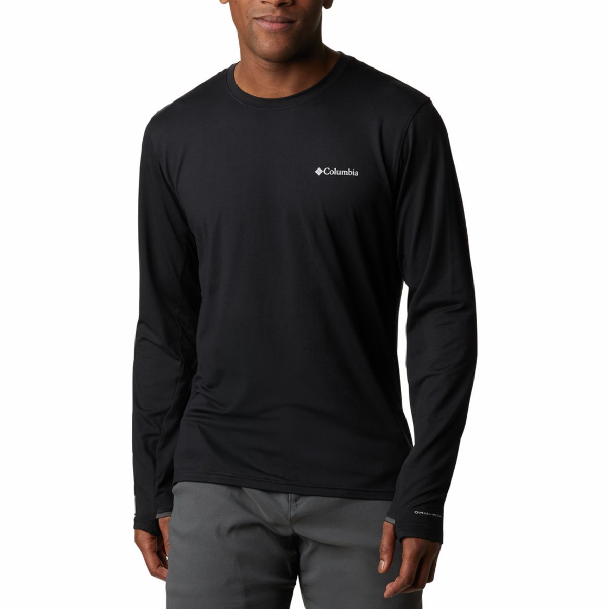 COLUMBIA - Camiseta Hombre Columbia TECH TRAIL LONG SLEE Negro COLUMBIA
