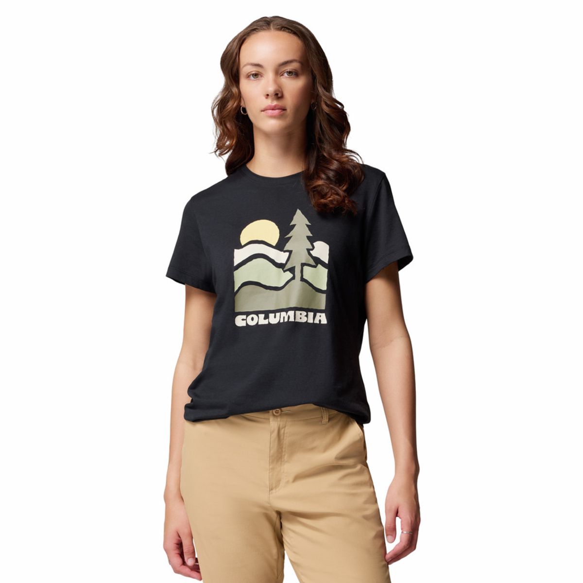 COLUMBIA - Camiseta Mujer Columbia SHELBY CAP Negro COLUMBIA