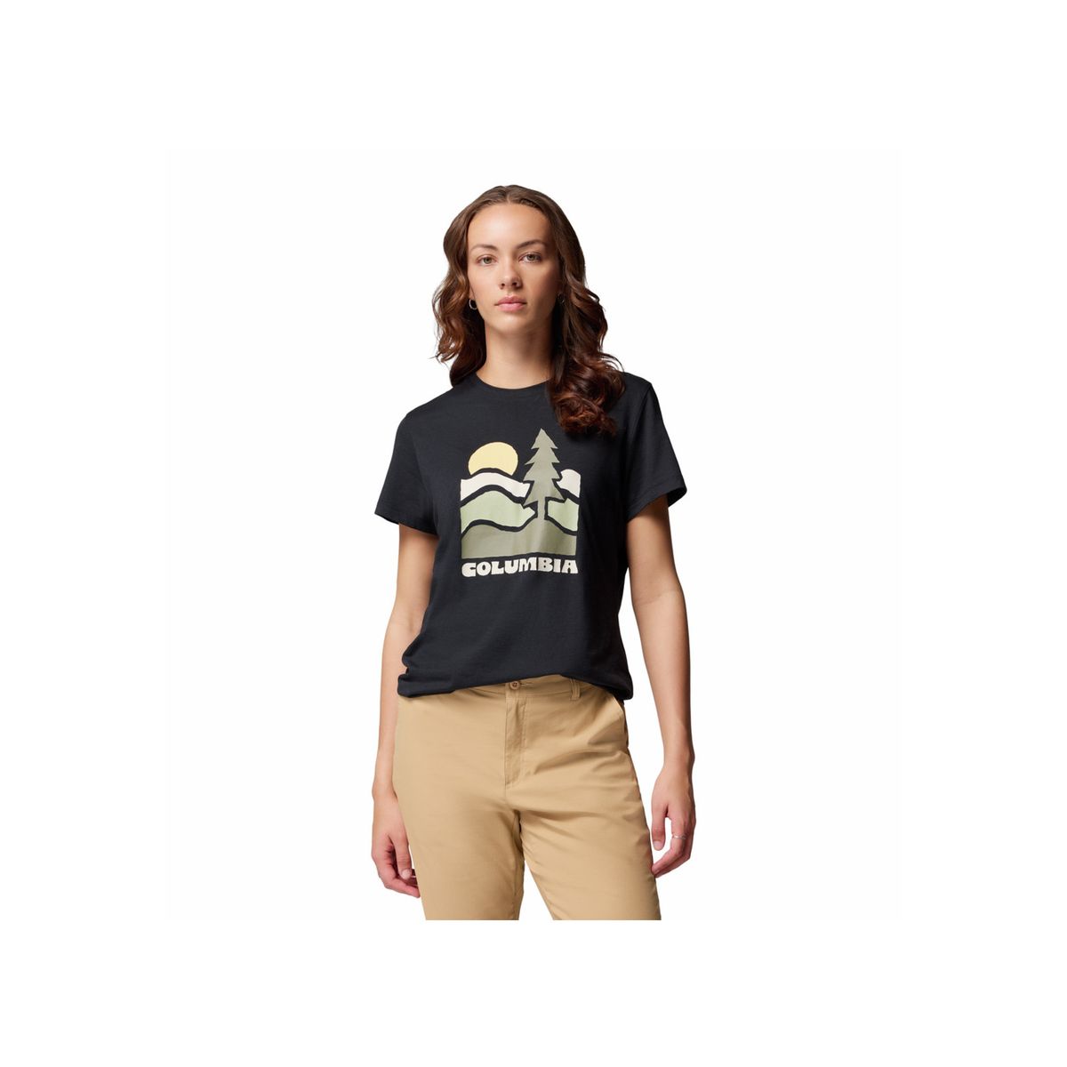 COLUMBIA - Camiseta Mujer Columbia SHELBY CAP Negro COLUMBIA