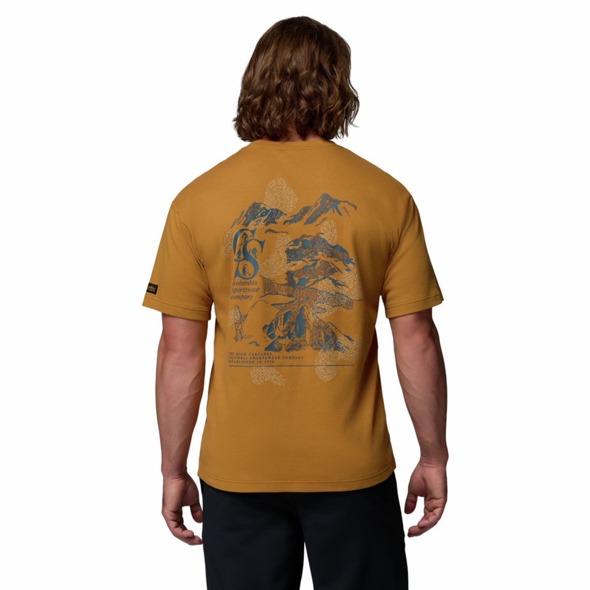 COLUMBIA - Camiseta Hombre Columbia HERITAGE GRAPHIC TEE Marron COLUMBIA
